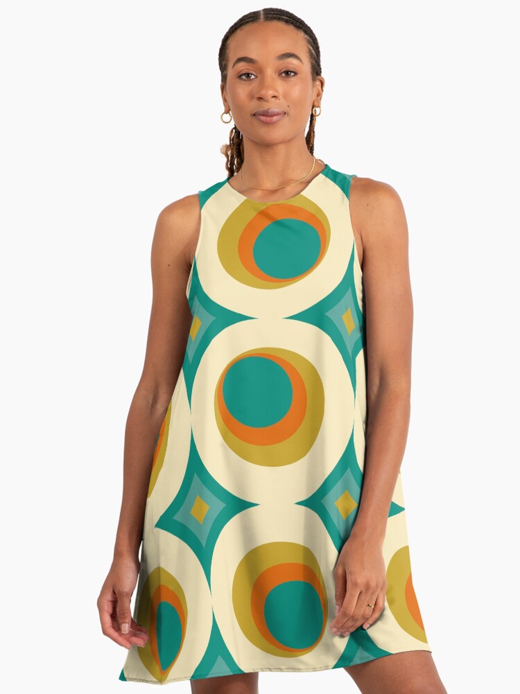 Mid-Century Modern Splash Mid-Century Modern A-Line Dress