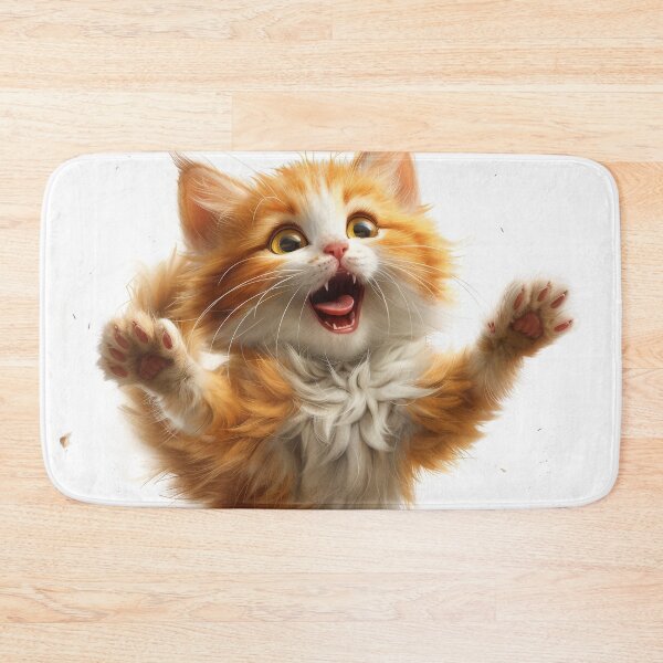 Item preview, Cat with playful paws designed and sold by wolfgangrainer.