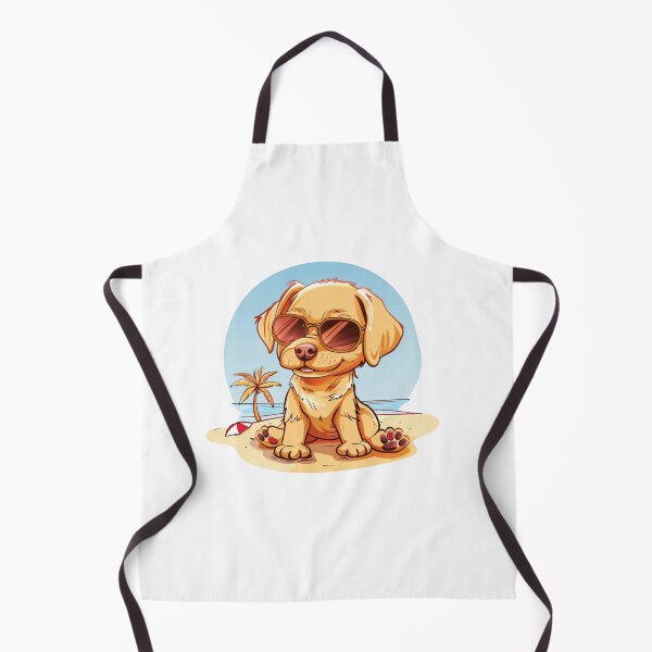 Item preview, Cute Summer Beach Dog designed and sold by GiraffeCreative.