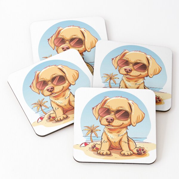 Item preview, Cute Summer Beach Dog designed and sold by GiraffeCreative.