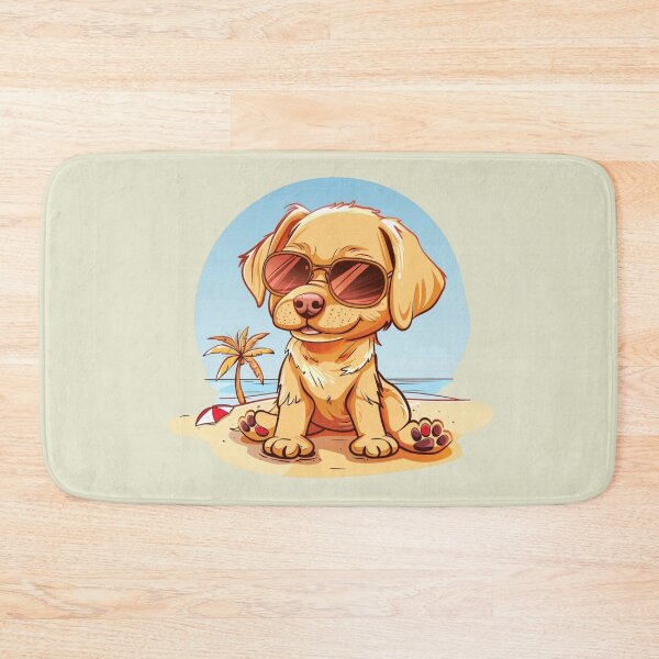 Item preview, Cute Summer Beach Dog designed and sold by GiraffeCreative.