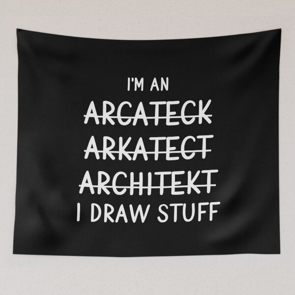 Item preview, I Draw Stuff Architect Architecture Gift designed and sold by TeesYouWant.