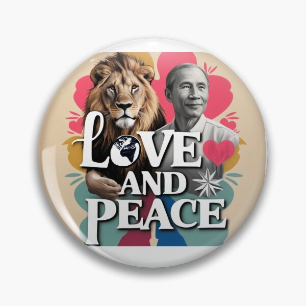Item preview, Love and Peace - Lion and Man designed and sold by eprojetoas.
