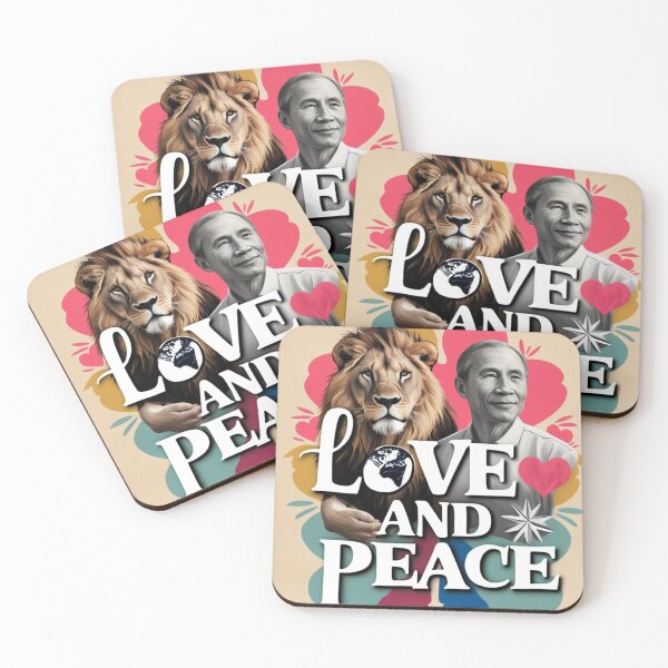 Item preview, Love and Peace - Lion and Man designed and sold by eprojetoas.