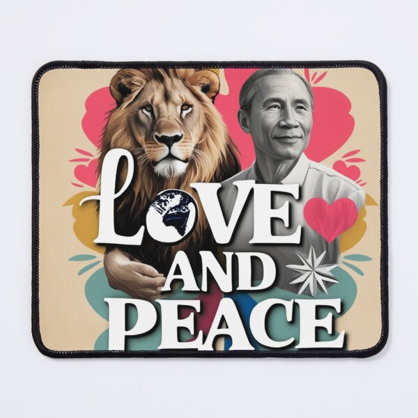 Item preview, Love and Peace - Lion and Man designed and sold by eprojetoas.