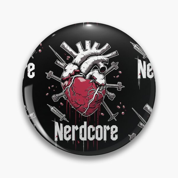 Item preview, “Nerdcore” Heart Art with Retrofuturistic Graffiti designed and sold by Piotrek0001.