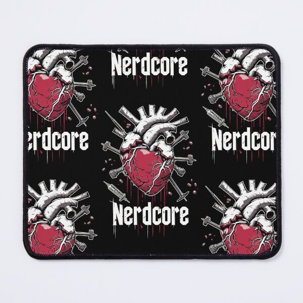 Item preview, “Nerdcore” Heart Art with Retrofuturistic Graffiti designed and sold by Piotrek0001.