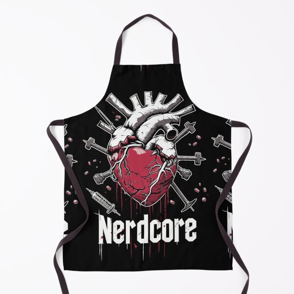 Item preview, “Nerdcore” Heart Art with Retrofuturistic Graffiti designed and sold by Piotrek0001.