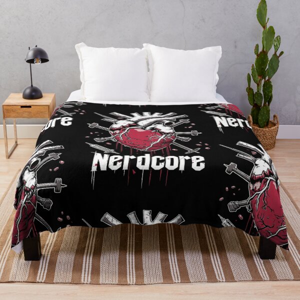 Item preview, “Nerdcore” Heart Art with Retrofuturistic Graffiti designed and sold by Piotrek0001.