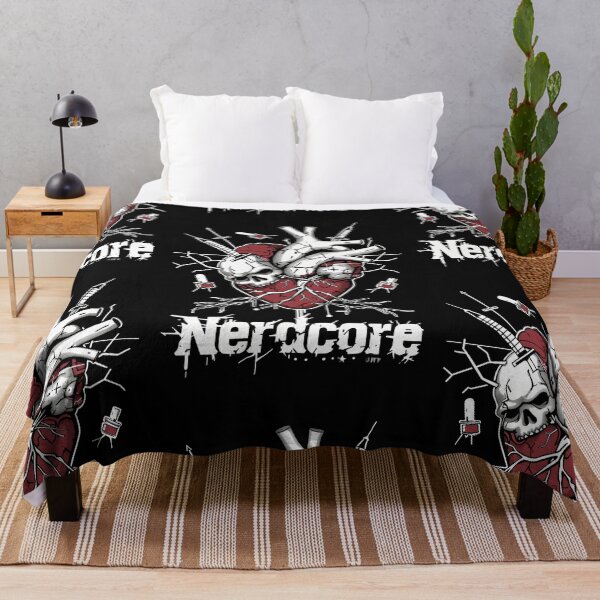 Item preview, “Nerdcore” Heart Art with Retrofuturistic Graffiti designed and sold by Piotrek0001.