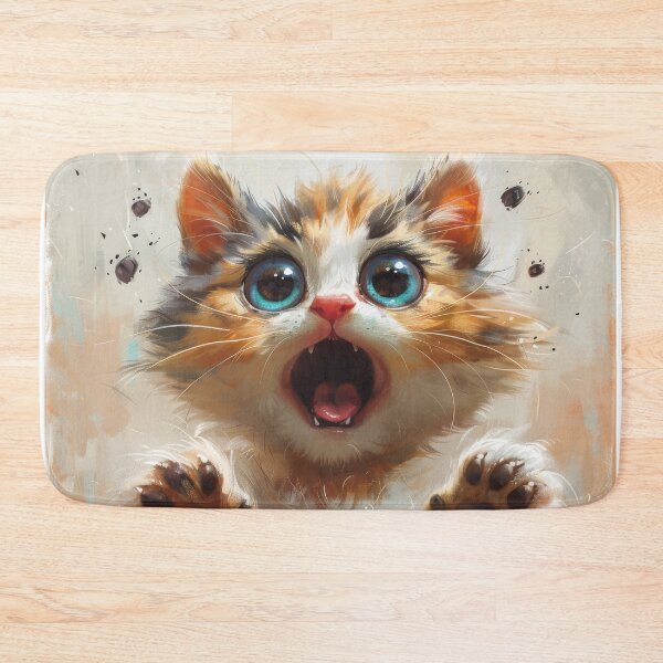 Item preview, Cat with playful paws designed and sold by wolfgangrainer.