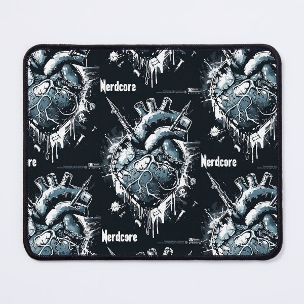 Item preview, “Nerdcore” Heart Art with Retrofuturistic Graffiti designed and sold by Piotrek0001.