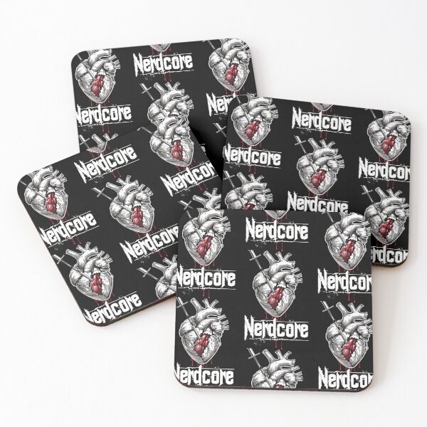 Item preview, “Nerdcore” Heart Art with Retrofuturistic Graffiti designed and sold by Piotrek0001.