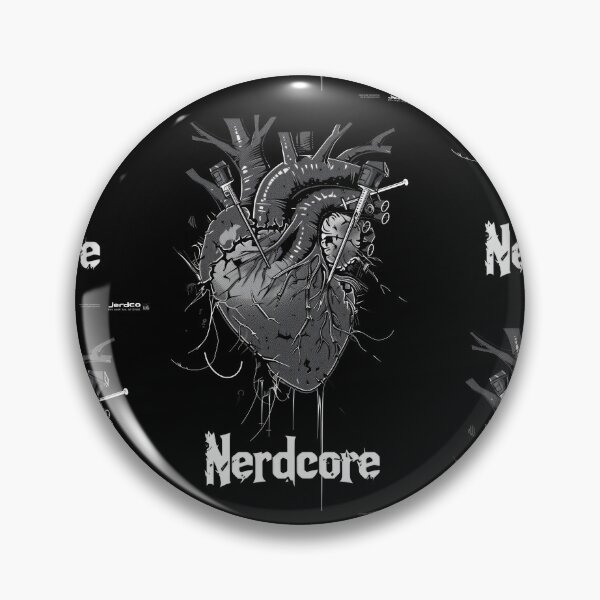 Item preview, “Nerdcore” Heart Art with Retrofuturistic Graffiti designed and sold by Piotrek0001.