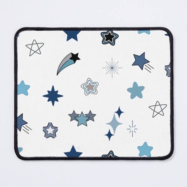 Item preview, Blue and Silver Tiny Star Doodles designed and sold by SiriuslyShawni.