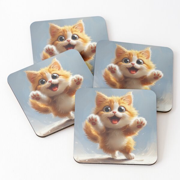 Item preview, Cat with playful paws designed and sold by wolfgangrainer.