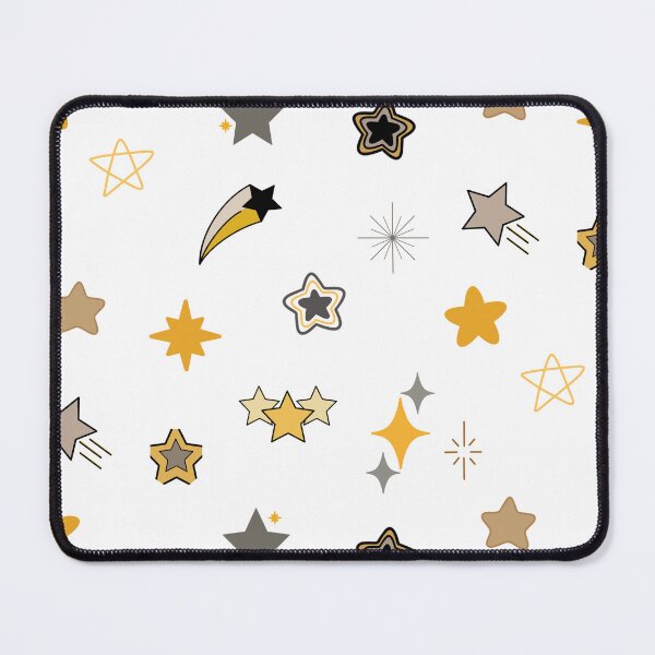 Item preview, Yellow and Grey Tiny Star Doodles designed and sold by SiriuslyShawni.
