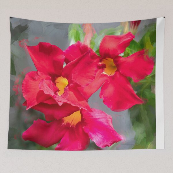 Item preview, Red Mandevilla Flower Vine X110 designed and sold by RichFrancoCars.