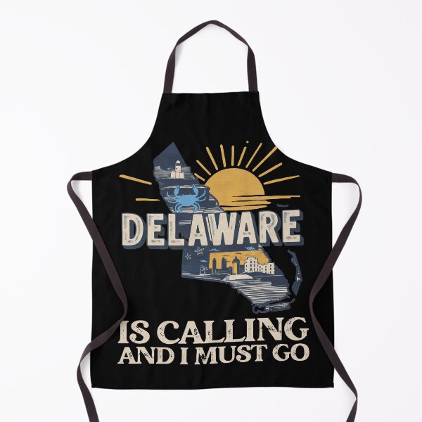 Item preview, Travel saying Delaware is calling and I must go: Vintage travel poster Delaware - Retro adventure in minimal style designed and sold by pod24.