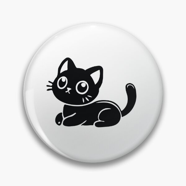 Item preview, Cute black cat funny – Cute Illustration for Cat Lovers designed and sold by Greemo03.