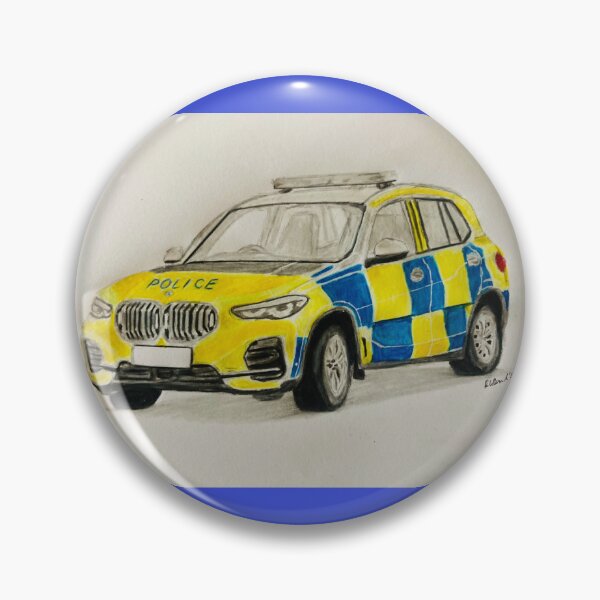 Item preview, Devon & Cornwall police car designed and sold by Truck drawing art.