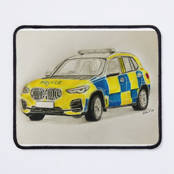 Item preview, Devon & Cornwall police car designed and sold by Truck drawing art.