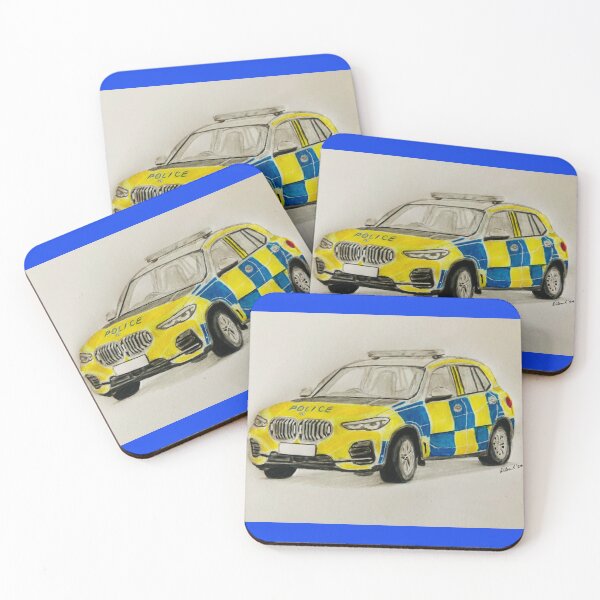 Item preview, Devon & Cornwall police car designed and sold by Truck drawing art.