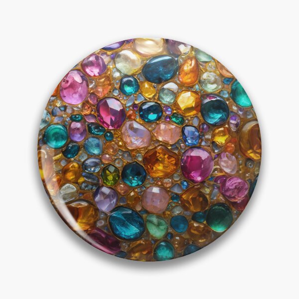 Item preview, Colourful gems background designed and sold by Julia Rudens.