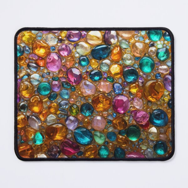Item preview, Colourful gems background designed and sold by Julia Rudens.