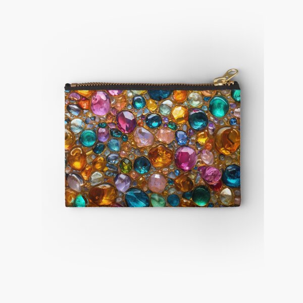 Item preview, Colourful gems background designed and sold by Julia Rudens.