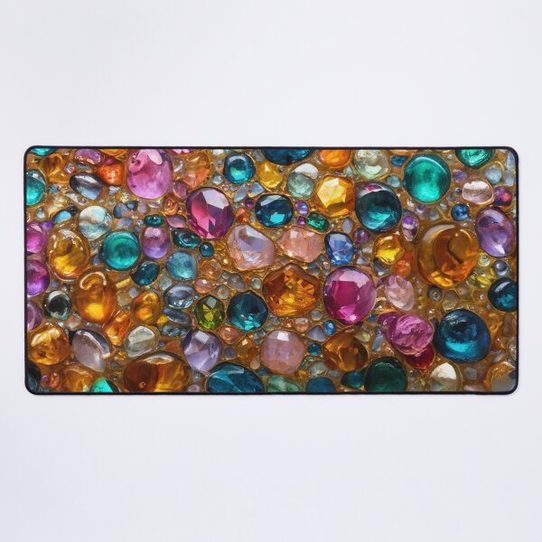 Item preview, Colourful gems background designed and sold by Julia Rudens.