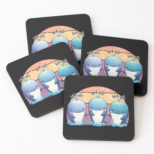 Item preview, Cute Whale, Whale, Whale Retro Sunset designed and sold by AlienOccupation.