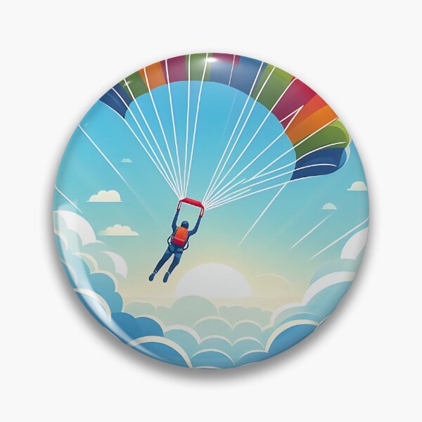 Item preview, Parachuting designed and sold by LvlUpPrints.