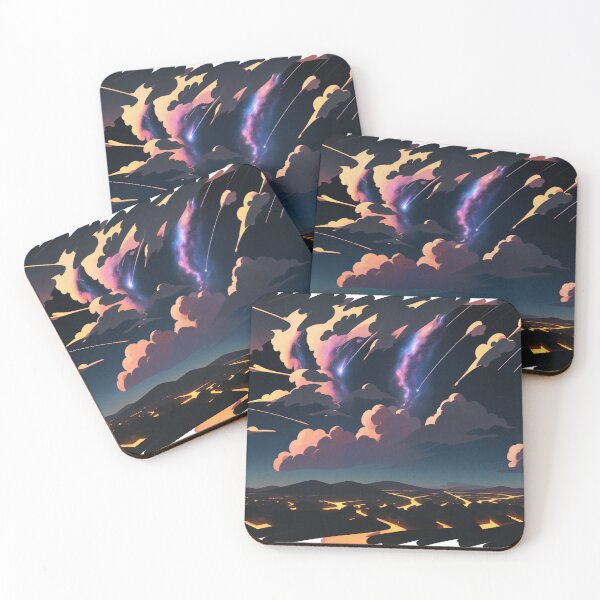 Item preview, Night Sky Cloud Print designed and sold by kosmicwaffle.