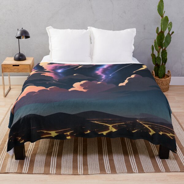 Item preview, Night Sky Cloud Print designed and sold by kosmicwaffle.