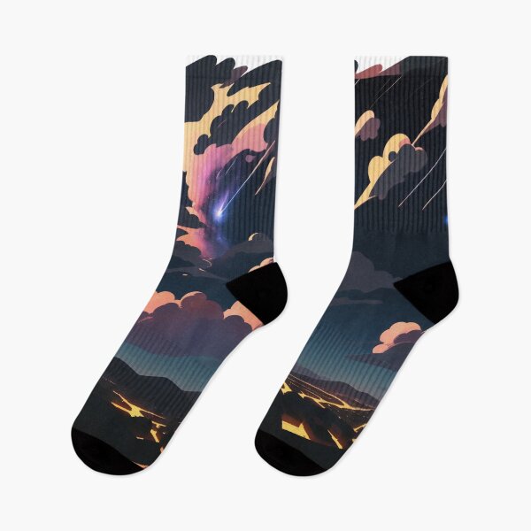 Item preview, Night Sky Cloud Print designed and sold by kosmicwaffle.