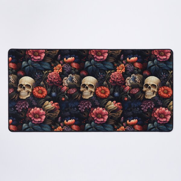 Item preview, Skull With Flowers designed and sold by karsad.