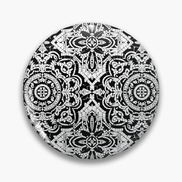 Item preview, Azulejo Cinza e preto mosaico designed and sold by GirlaineSQ.