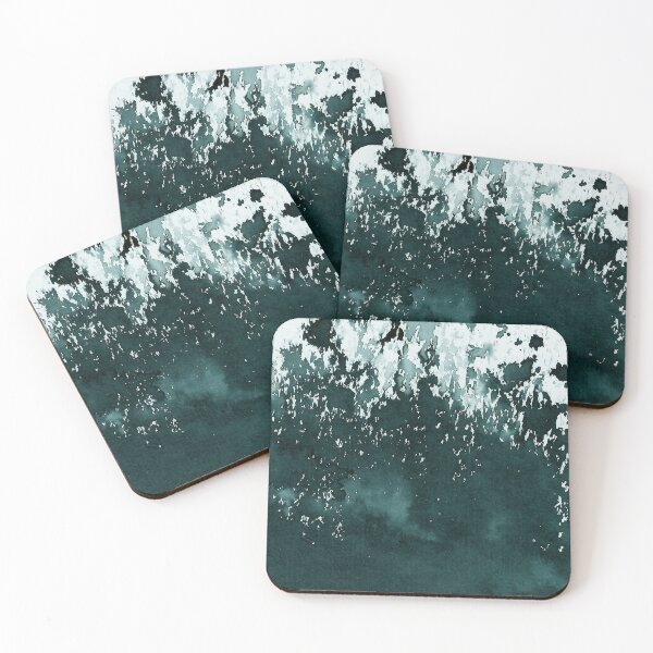 Item preview, Square, abstract watercolor painting designed and sold by Serkan ileri.