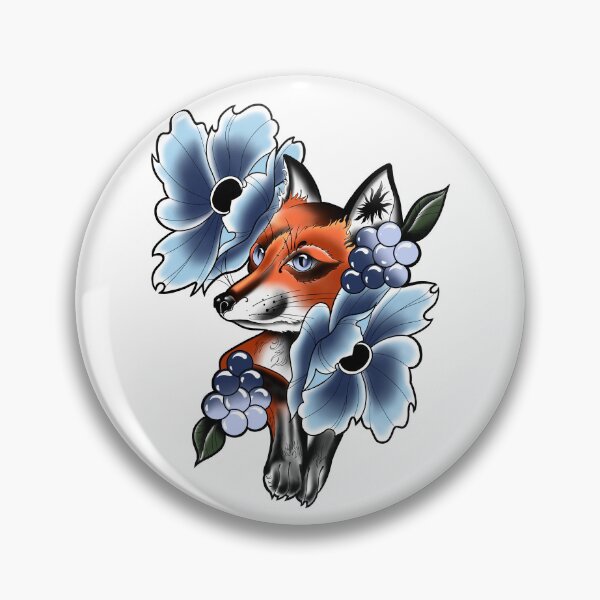 Item preview, Foxy Berries designed and sold by AllysArtStuff.