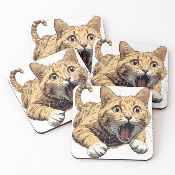 Item preview, Cat with playful paws designed and sold by wolfgangrainer.