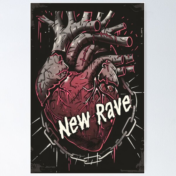 Item preview, Modern Heart “New Rave” in Graffiti Style designed and sold by Piotrek0001.