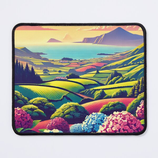 Item preview, Azores - Portugal Digital Art Poster designed and sold by TravelMarvel.