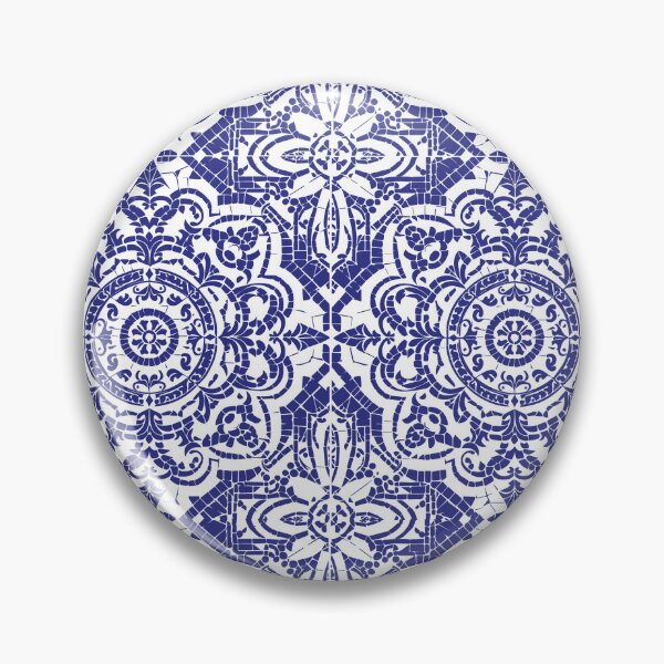 Item preview,  Azulejo azul marinho mosaico designed and sold by GirlaineSQ.