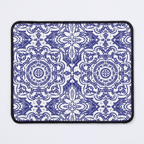 Item preview, Azulejo azul marinho mosaico designed and sold by GirlaineSQ.