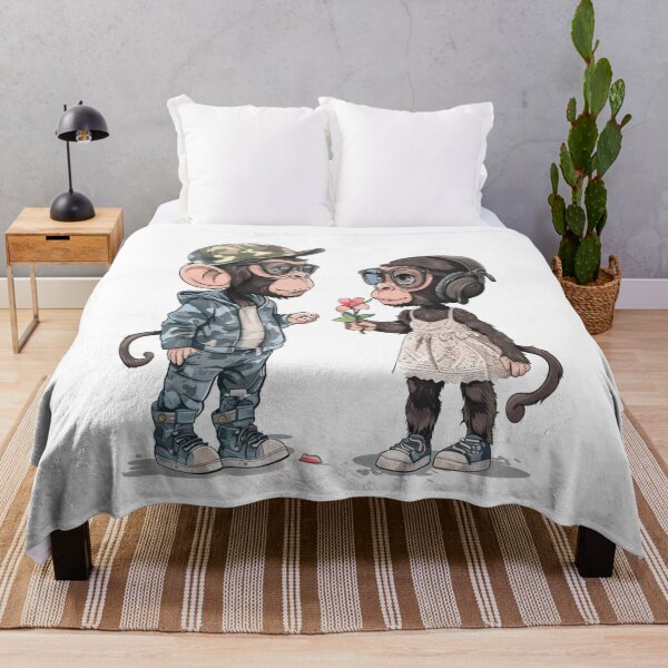 Item preview, Cute baby monkeys designed and sold by ArtFusionVibe.