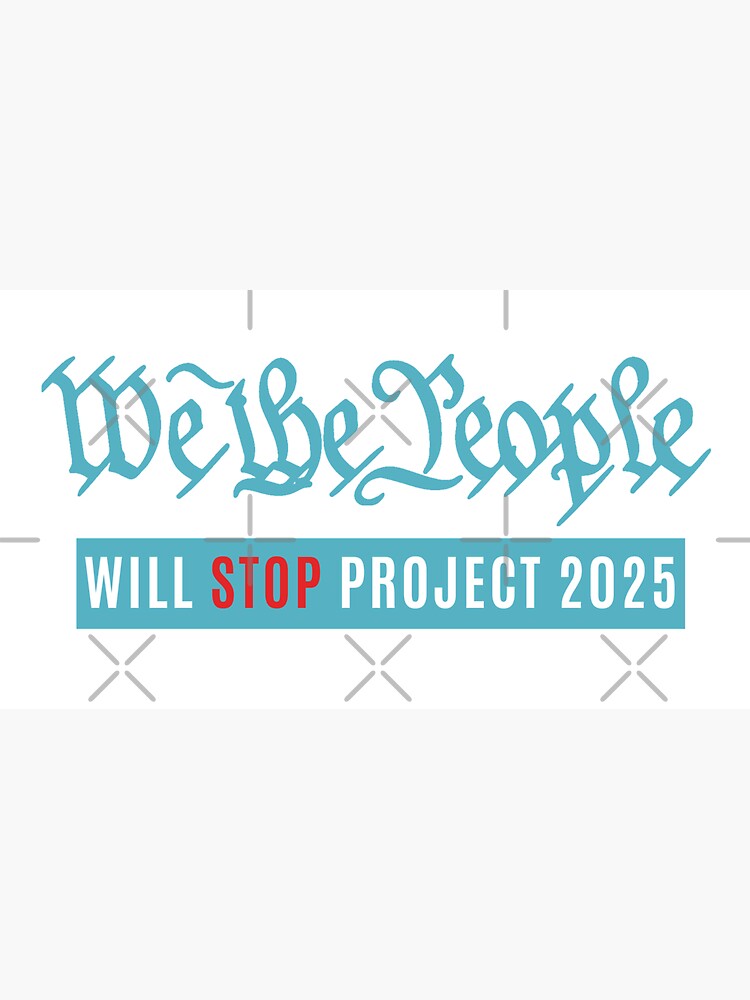 Thumbnail 6 of 6, Bucket Hat, We The People Will Stop Project 2025 designed and sold by DesiBoli.