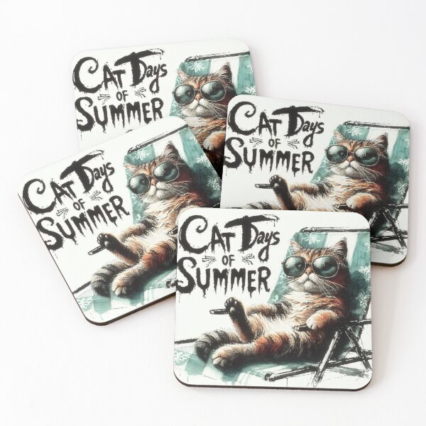 Item preview, Cat Days of Summer designed and sold by Jurand  Creations.