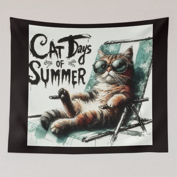 Item preview, Cat Days of Summer designed and sold by Jurand  Creations.