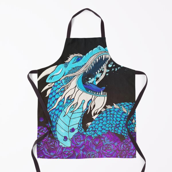 Item preview, Blue Dragon and Roses designed and sold by WiseWitch.